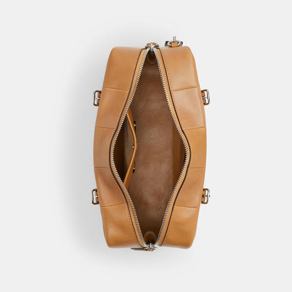 Coachtopia Alter/Ego Satchel Bag In Checkerboard Upcrafted Leather - Picture 7 of 9